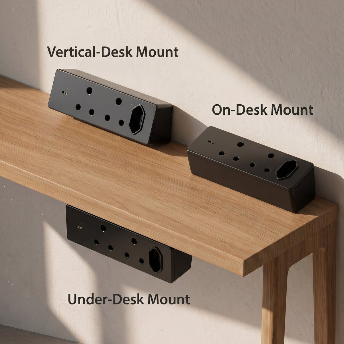 Home Office Power Bundle mounting options